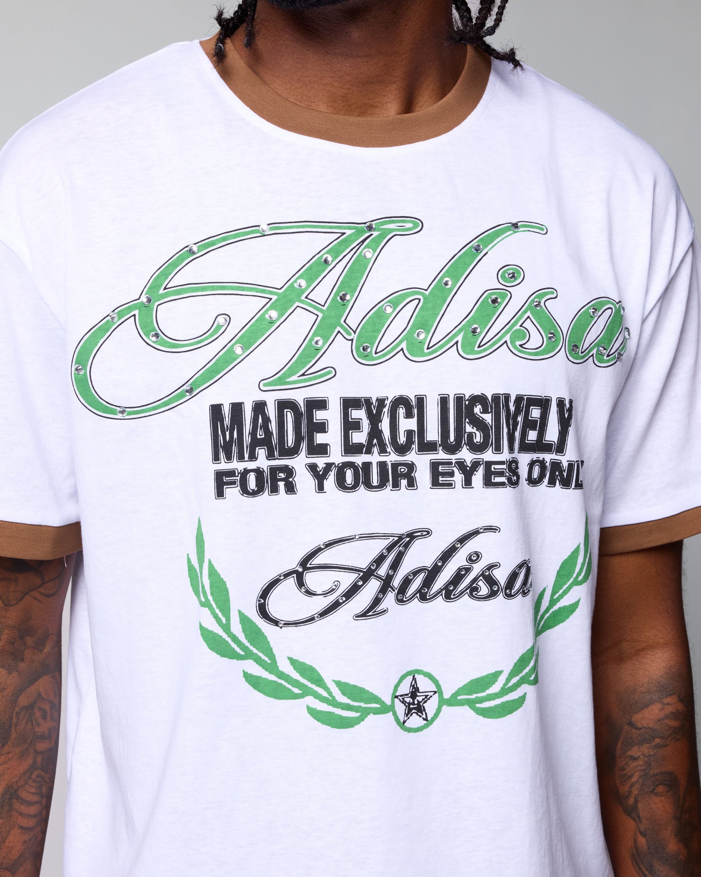 Adisa signature logo soccer t shirt