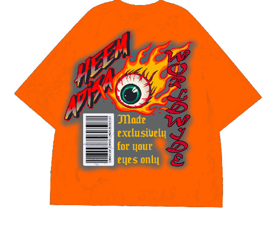 Adisa fire flame T shirt