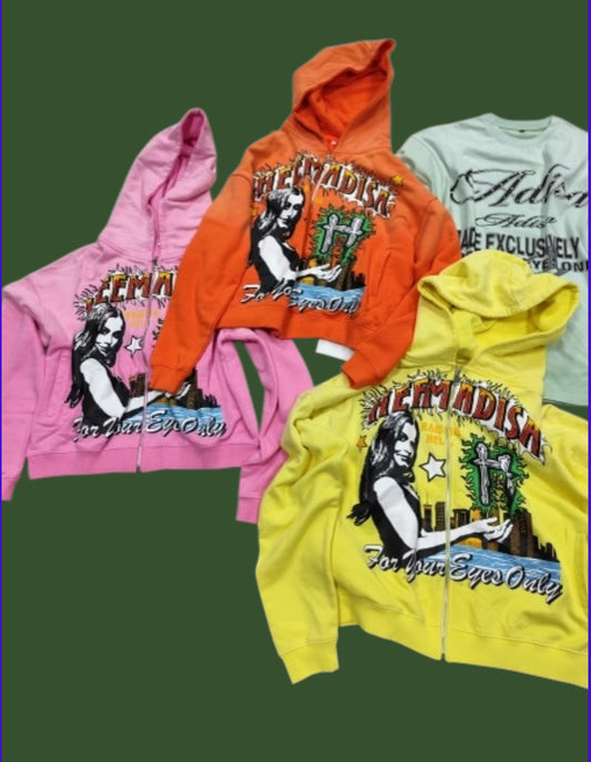 Adisa rockstar zip up