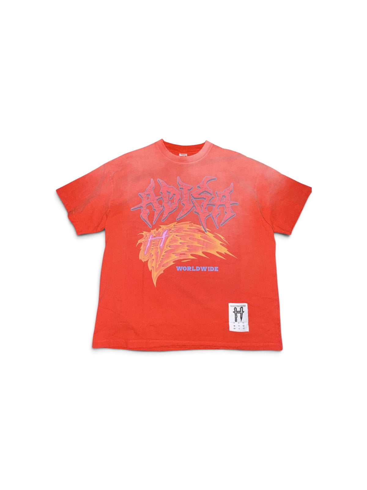 Adisa flame acid tee