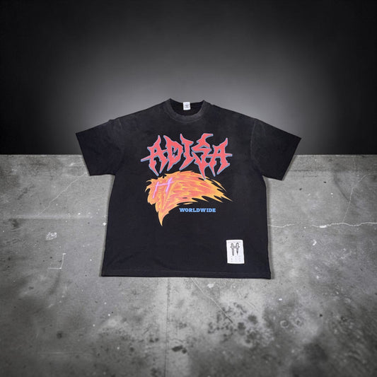Adisa flame acid tee