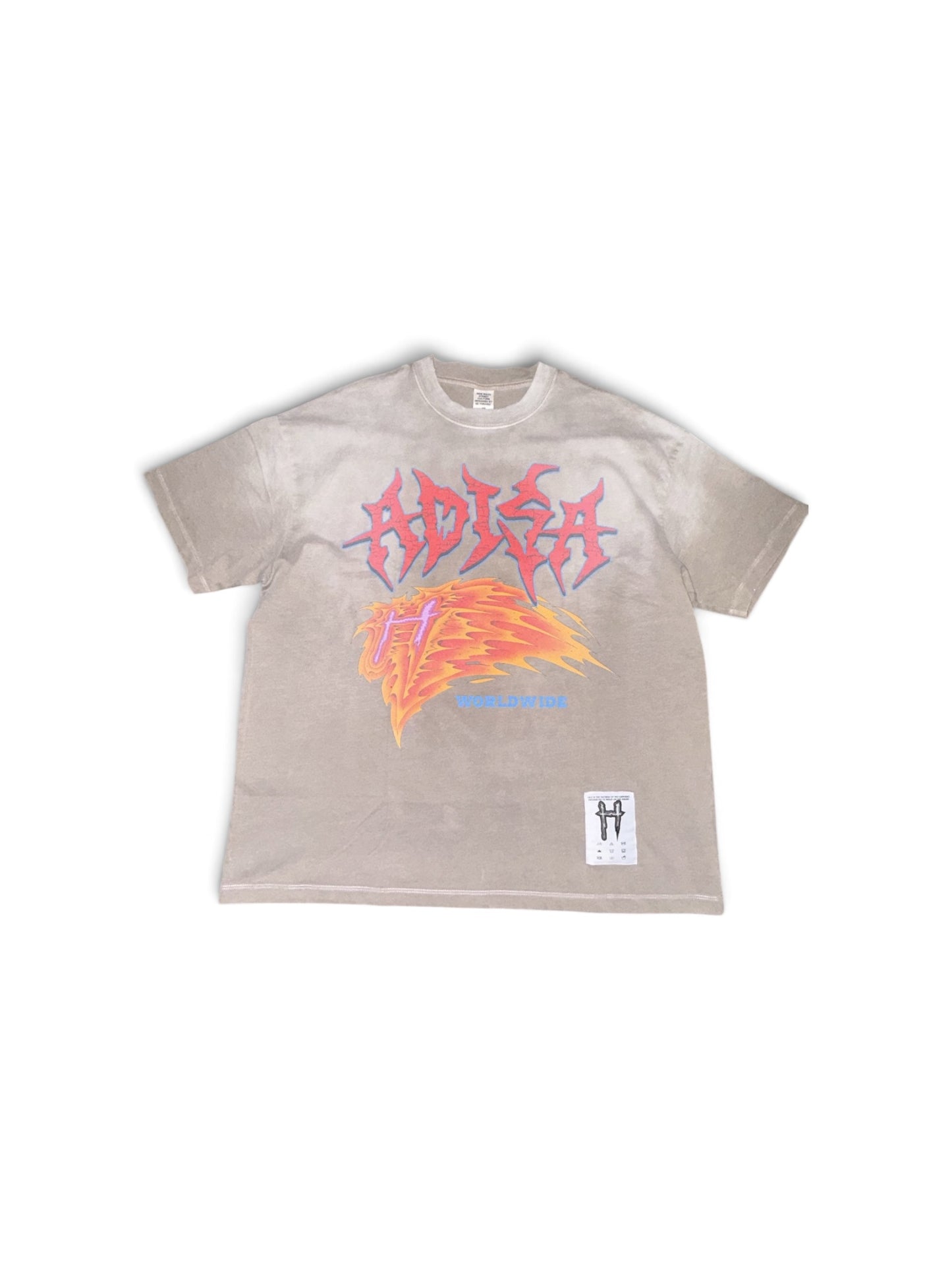 Adisa flame acid tee
