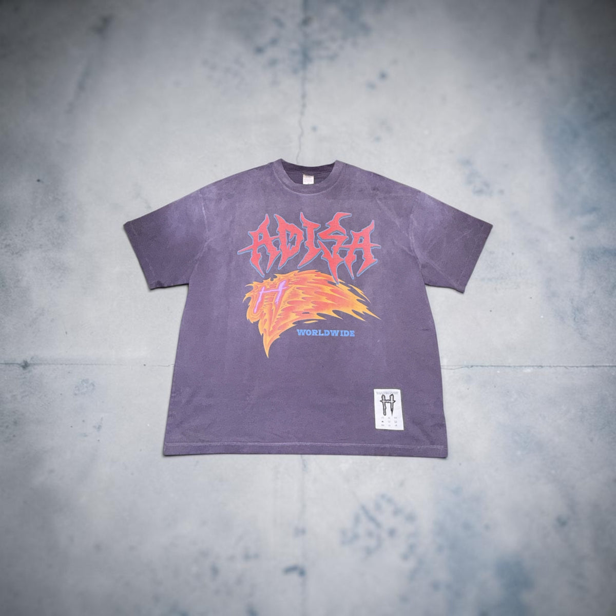 Adisa flame acid tee