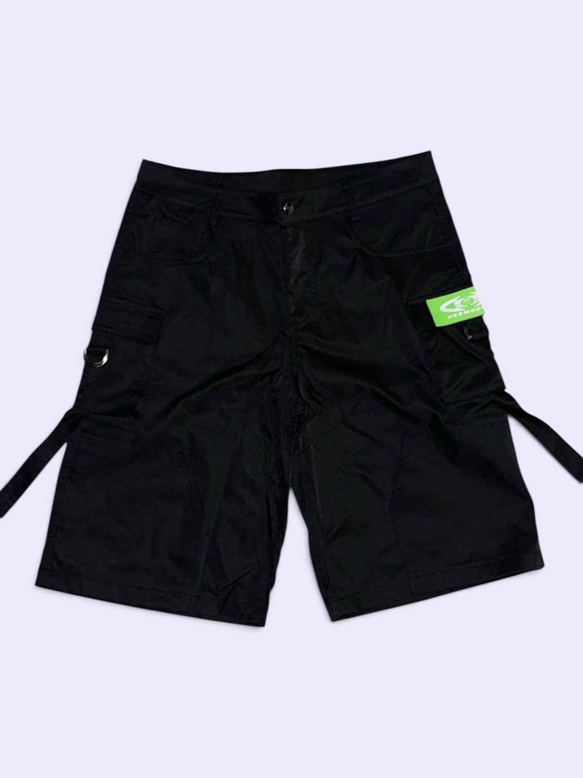 Black Nylon Shorts